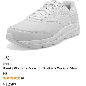 Brooks Women’s (White) Barely worn. 9.5 size.